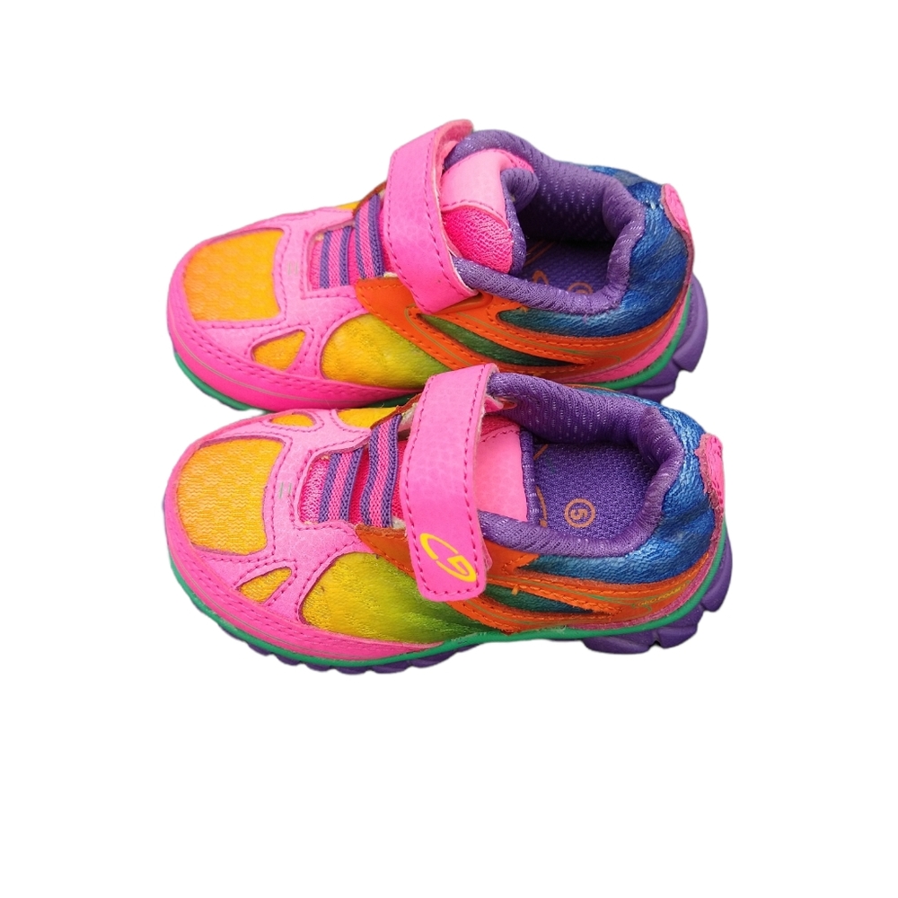 Girls Neon color pop sneakers